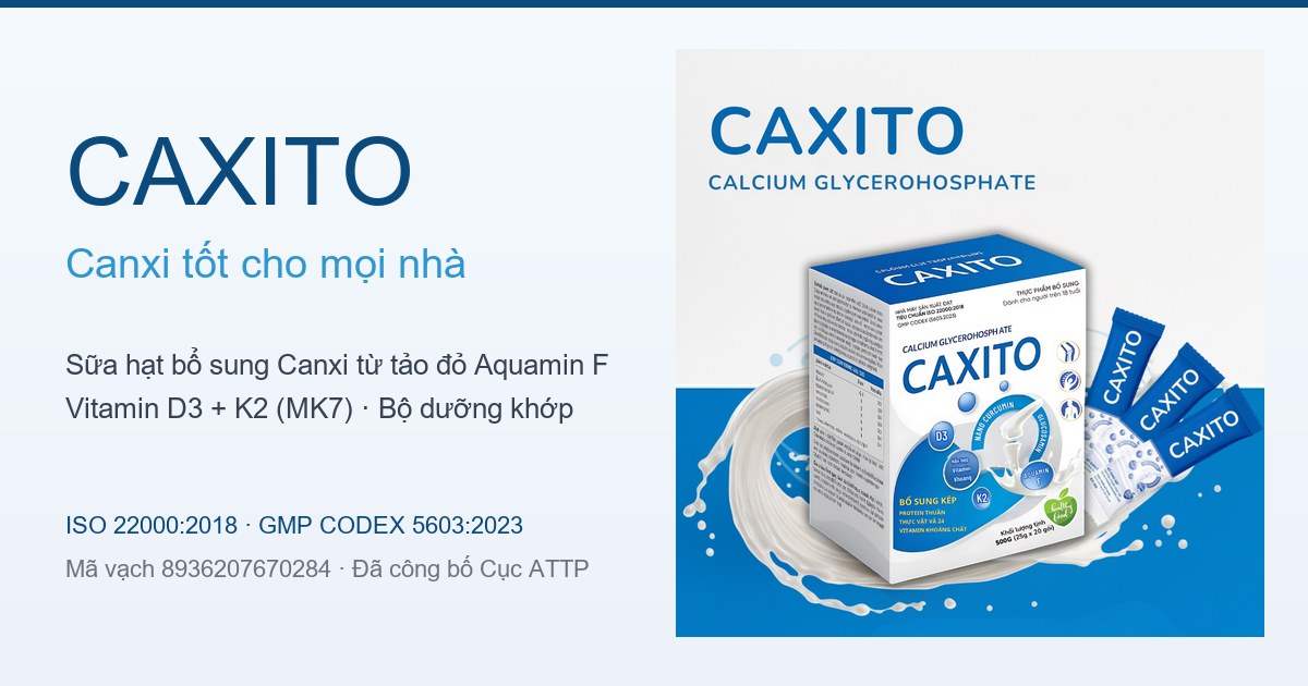 Quà tặng bộ kiến thức Canxi & Xương khớp — Canxi Tốt