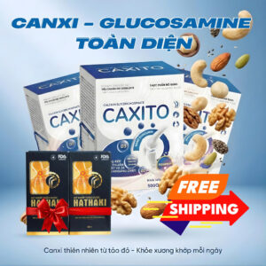 CAXITO Combo 1 Tháng - 3 hộp + tặng 2 chai dầu xịt Hathaki