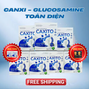 CAXITO Combo 3 Tháng - 7 hộp + tặng 2 hộp CAXITO + 2 chai dầu xịt Hathaki